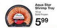 Price Chopper Aqua star shrimp tray offer