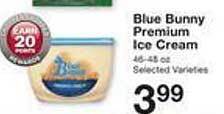 Price Chopper Blue bunny premium ice cream offer