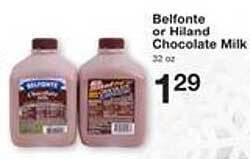 Price Chopper Belfonte or hiland chocolate milk offer