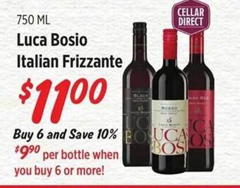 Rouses Luca bosio italian frizzante offer