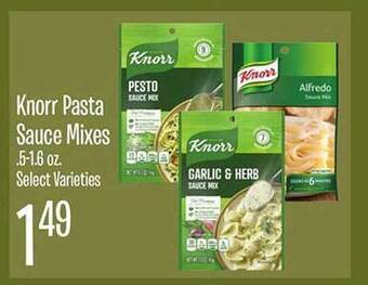 Jewel-Osco Knorr pasta sauce mixes offer
