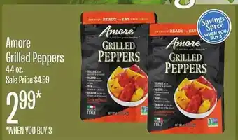 Jewel-Osco Amore grilled peppers offer