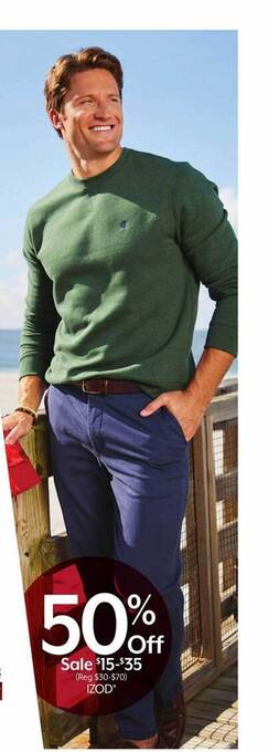 Bealls Izod offer