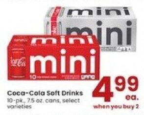 Albertsons Coca-Cola Soft Drinks offer