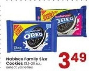 Albertsons Nabisco Family Size Cookies offer