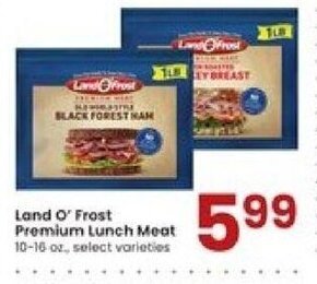 Albertsons Land O' Frost Premium Lunch Meat offer