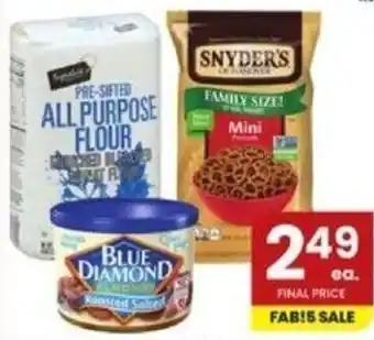 Albertsons Blue Diamond Almonds, Snyders offer