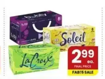 Albertsons Soleil, La Croix offer