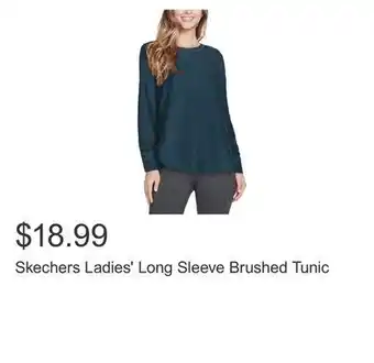 Costco Skechers ladies' long sleeve brushed tunic offer