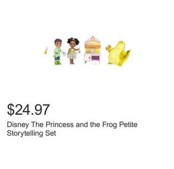 Costco Disney the princess and the frog petite storytelling set offer