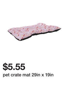 Five Below Pet crate mat 29in x 19in offer