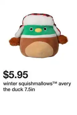 Five Below Winter squishmallows™ avery the duck 7.5in offer