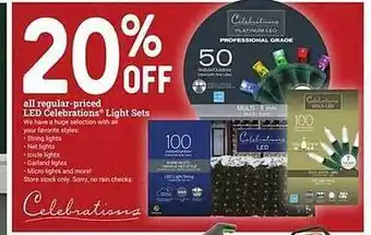 Ace Hardware Regular-priced led celebrations light sets offer