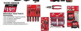 Ace Hardware Milwaukee hand tools & accessories offer