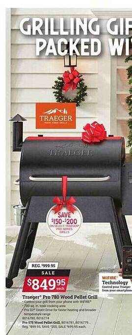 Ace Hardware Traeger pro 780 wood pellet grill offer