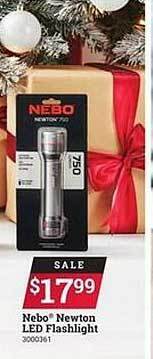 Ace Hardware Nebo newton led flashlight offer