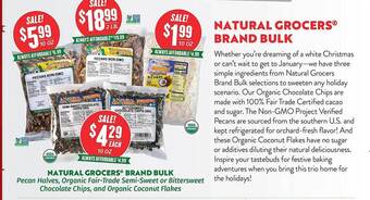 Natural Grocers Natural grocers brand bulk offer