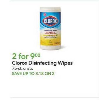 Publix Clorox disinfecting wipes offer