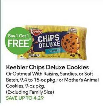 Publix Keebler chips deluxe cookies offer