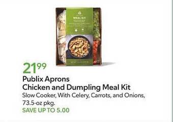 Publix Publix aprons chicken and dumpling meal kit offer