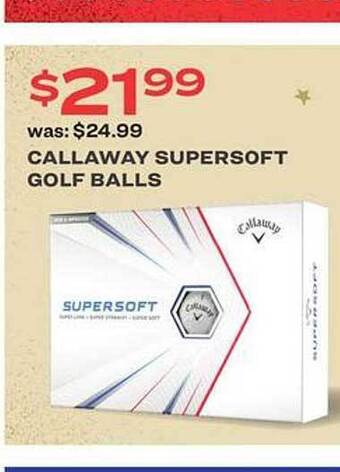 Academy Callaway supersoft golf balls offer