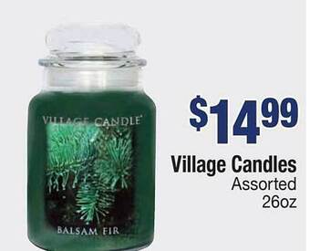 Kinney Drugs Village candles offer