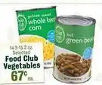 Robert Fresh Market Food club vegetables offer