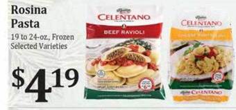 Rosauers Rosina pasta offer