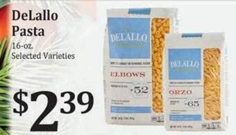 Rosauers Delallo pasta offer