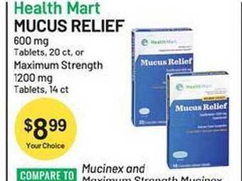 Health Mart Health mart mucus relief offer