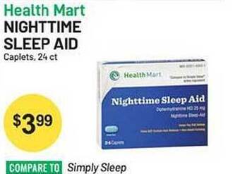 Health Mart Health mart nighttime sleep aid offer