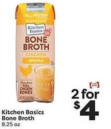 Weis Markets Kitchen basics bone broth offer