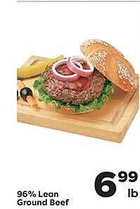 Weis Markets 96% lean ground beef offer