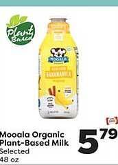 Weis Markets Mooala organic plant-based milk offer