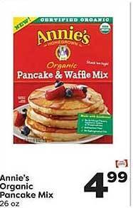 Weis Markets Annie's organic pancake mix offer