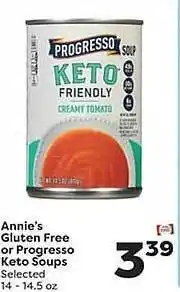 Weis Markets Annie's gluten free or progresso keto soups offer