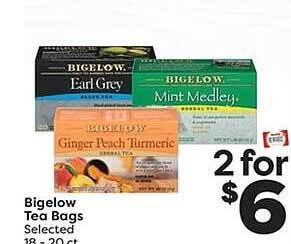Weis Markets Bigelow tea bags offer
