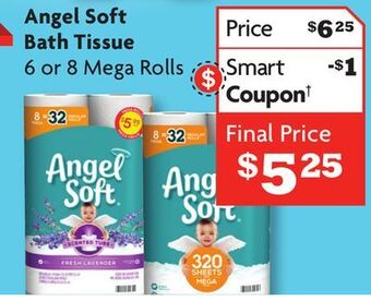 Family Dollar Angel soft bath tissue offer