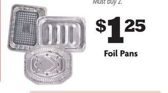 Family Dollar Foil pans offer
