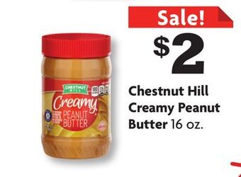 Family Dollar Chestnut hill creamy peanut butter offer