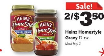 Family Dollar Heinz homestyle gravy offer