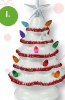 Family Dollar Ceramic tree with lights offer