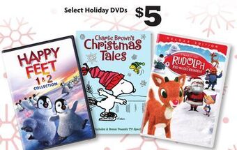 Family Dollar Select holiday dvds offer
