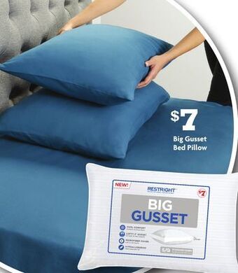 Family Dollar Big gusset bed pillow offer