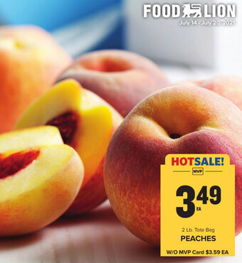 Food Lion Peaches offer