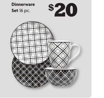 Family Dollar Dinnerware set offer