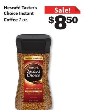Family Dollar Nescafé taster's choice instant coffee offer