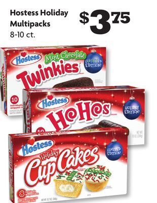 Family Dollar Hostess holiday multipacks offer
