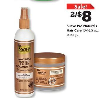 Family Dollar Suave pro naturals hair care offer