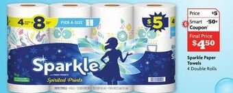 Family Dollar Sparkle paper towels offer